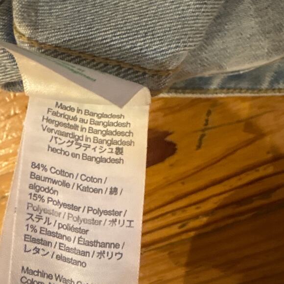 Crewcuts medium wash denim button girls jacket SIZE M - Picture 4 of 5